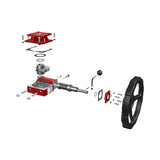 SLJ aluminum alloy clutch type valve drive device