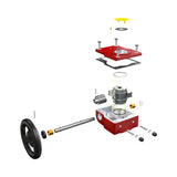 SD aluminum alloy gearbox